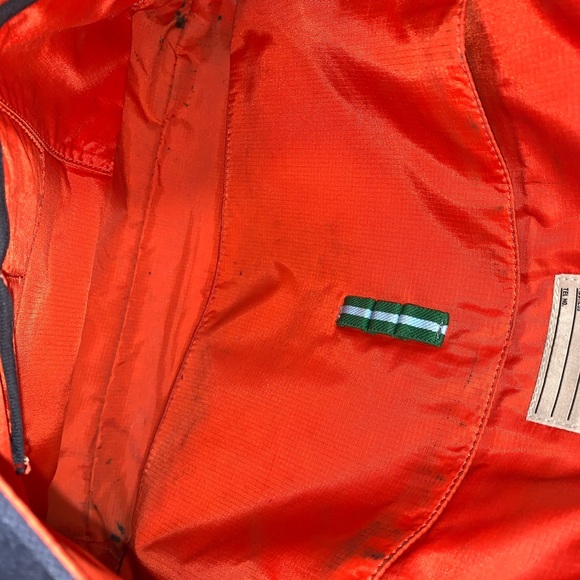 auth JACK SPADE navy canvas CROSSBODY messenger - Picture 4 of 10